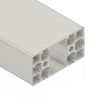10-4590S4-0-24IN MODULAR SOLUTIONS EXTRUDED PROFILE<br>45MM X 90MM SMOOTH SIDES TARE AWAY, CUT TO THE LENGTH OF 24 INCH